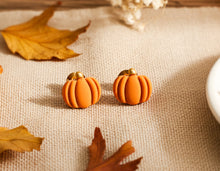Kürbis Ohrstecker - Matt - Pumpkin -  Herbst - Halloween