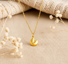 Glückskeks - Kette Goldfarben