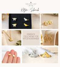 Katzen Kette - Gold / Silber - Geschenk - Cat