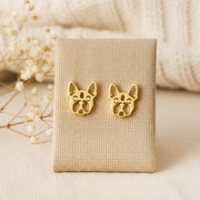 Hunde Ohrstecker Bulldogge - Edelstahl - Geschenk - Dog - Hund