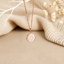 Kette Mandala Bohemian Rose Gold - Edelstahl