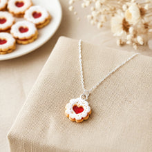 Kette Marmeladenkeks Ohrstecker Miniature food