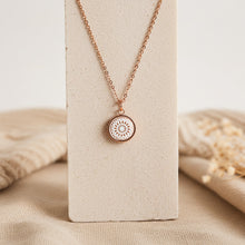 Kette Mandala Bohemian Rose Gold - Edelstahl