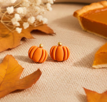 Kürbis Ohrstecker - Matt - Pumpkin -  Herbst - Halloween