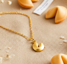 Glückskeks - Kette Goldfarben