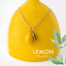 Lemon Kette - Zitronen Goldfarben