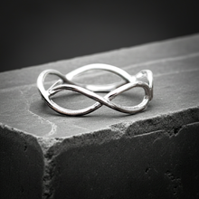 Geflochtener Ring 925er Sterlings Silber