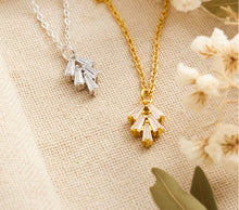 Kristall Tropfen - Kristallkette - Gold / Silber Kette  - Edelstahl  - Brautschmuck - Festlich - Elegant - Edel - Wedding
