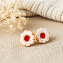 Marmeladenkeks Ohrstecker Miniature food - Kreis