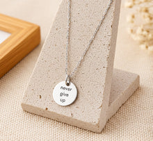 Never give up - Spruchkette