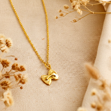 Farfalle Nudel Kette - Silberfarben / Goldfarben - Nudelliebe - Pasta