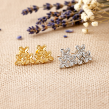 Blumenohrstecker  - Ohrstecker - Blüten - Hochzeit - Blumen - schlicht