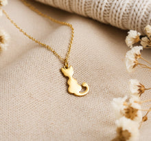 Katzen Kette - Gold / Silber - Geschenk - Cat