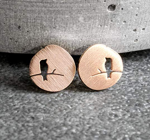 Vogelohrstecker - Rose Gold / Silber / Gold
