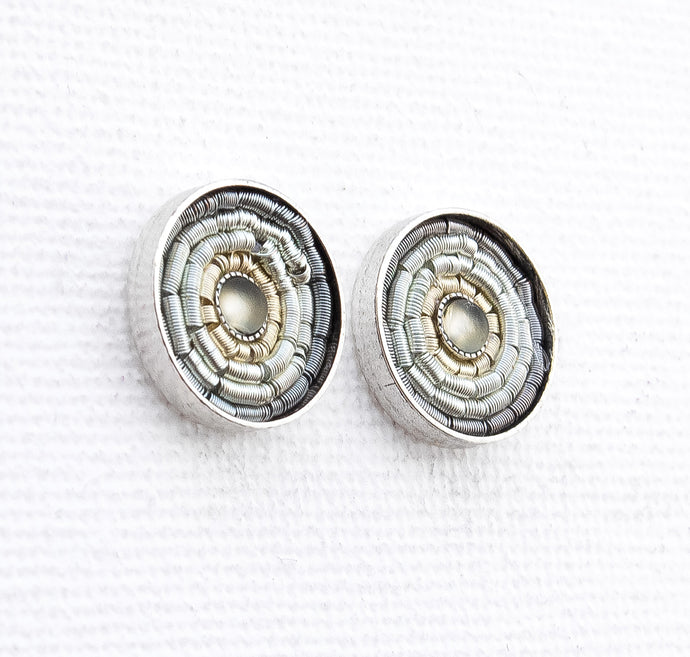 Summer Ohrstecker - Light Gray - Silber