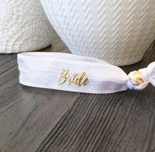 Bride - Armband Hochzeit Haargummi Junggesellenabschied JGA