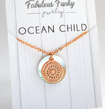 Ocean Child - Filigrane Kette - Rose Gold