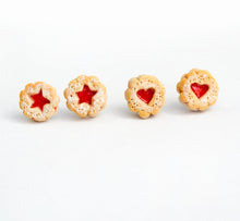 Marmeladenkeks Ohrstecker Miniature food - Stern