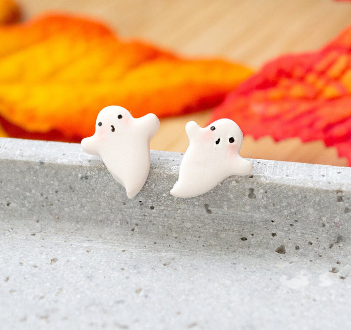 Geist Ohrstecker - Gespenster Halloween - Ghost - Niedlich